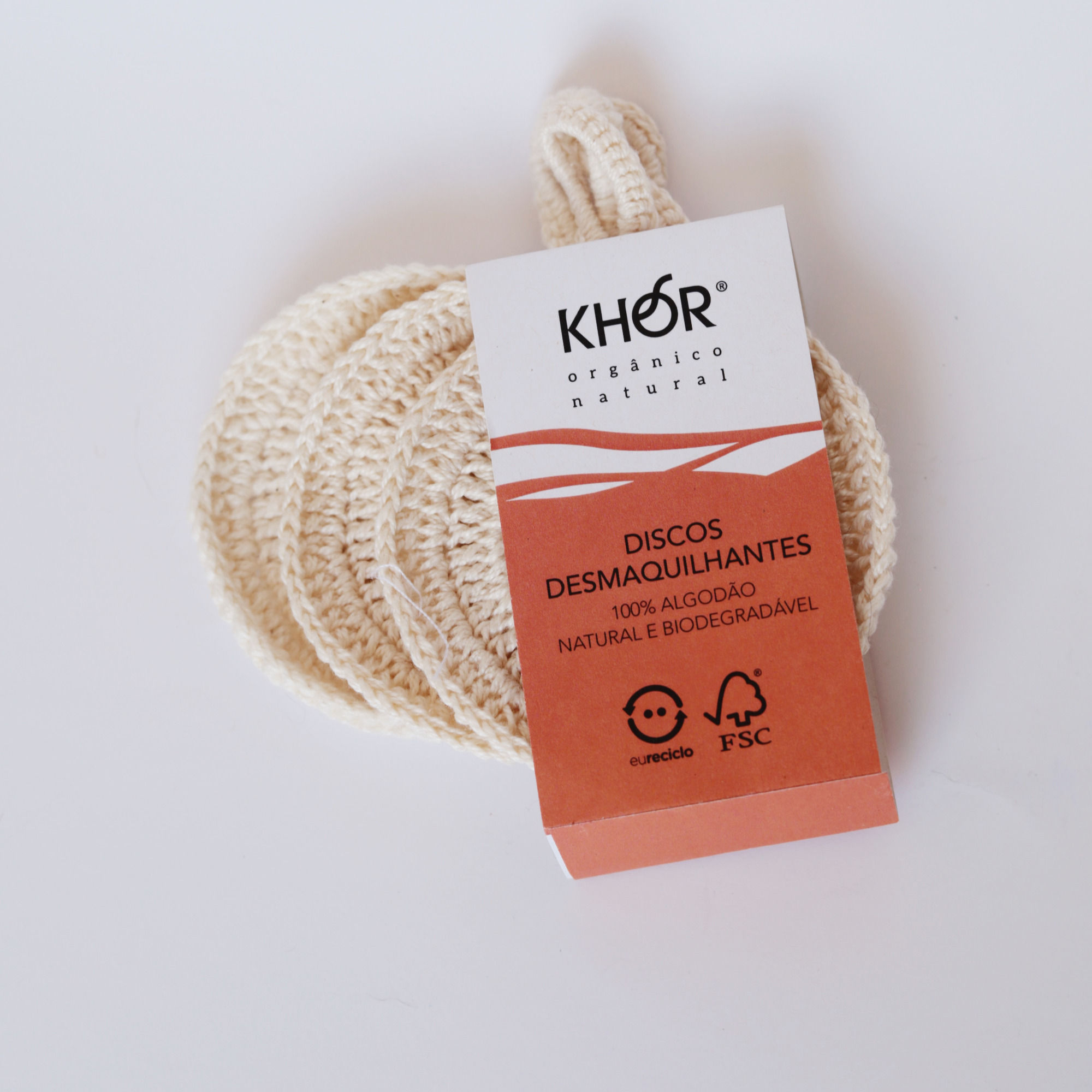 Discos demaquilantes reutilizáveis KHOR