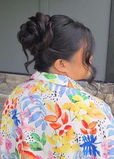 Wedding party hair — bridal hair stylist Canmore