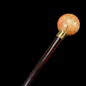 A Stained Ivory Gentlemens Cane C. 20th Century.