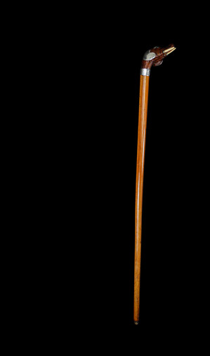 An Elephant Head Walking Cane (Robert Pringle) C. 1902 Item: 144