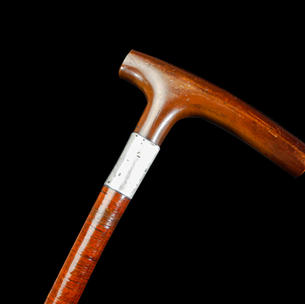 A Leather Washer Cane C. 1918.