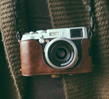 cuoio della macchina fotografica