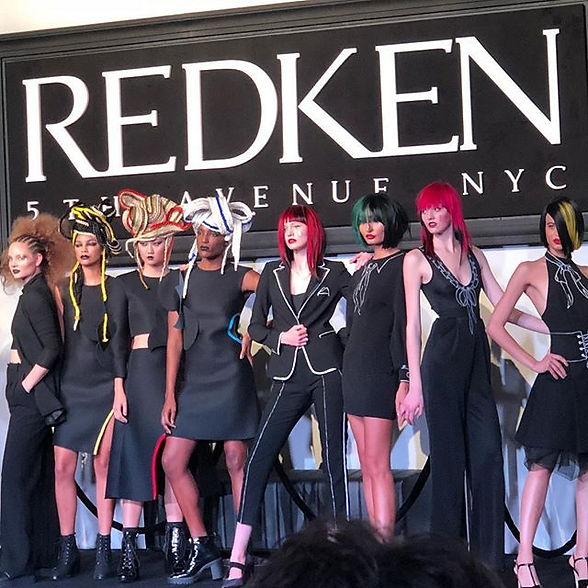 Redken hair models