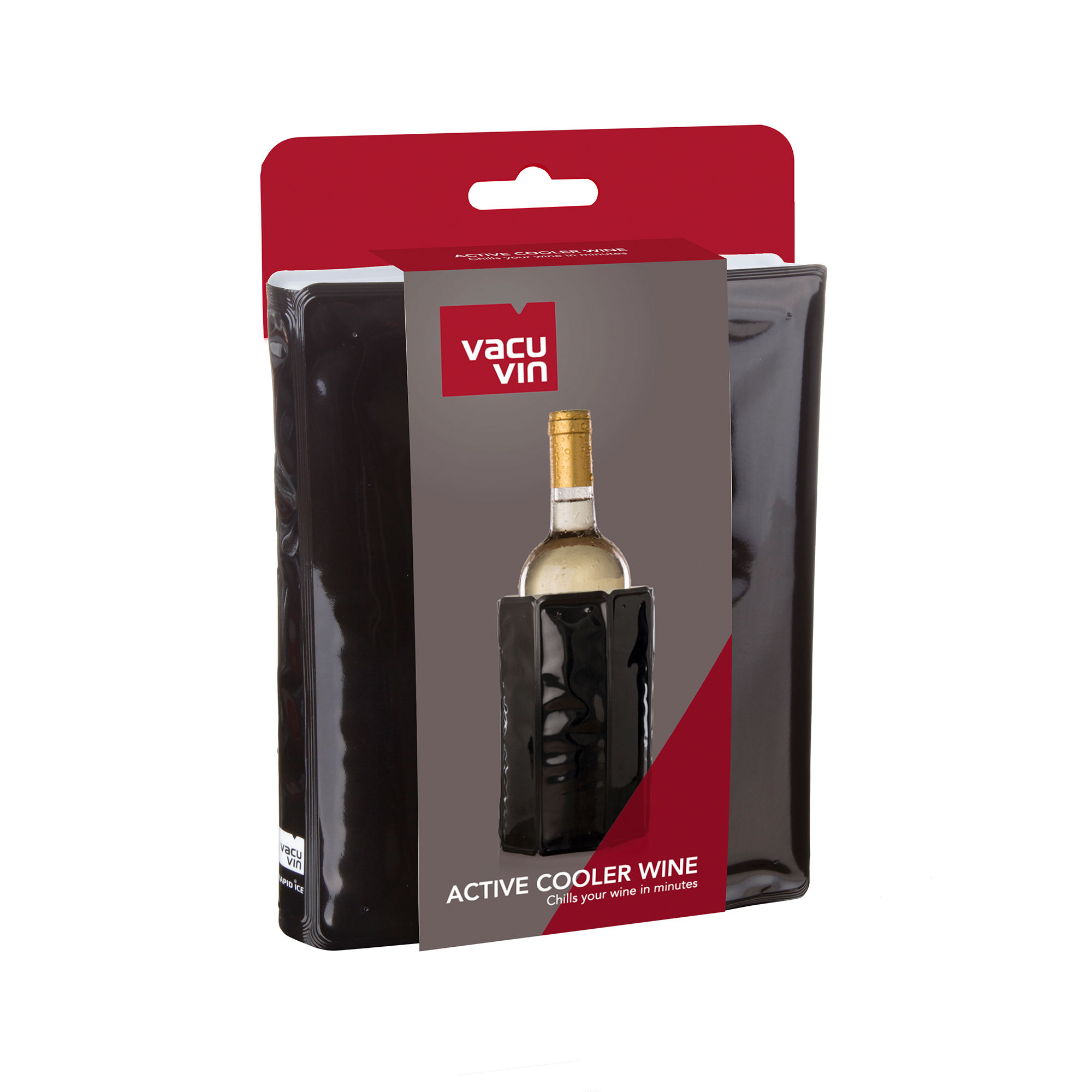 Enfriador de vinos negro