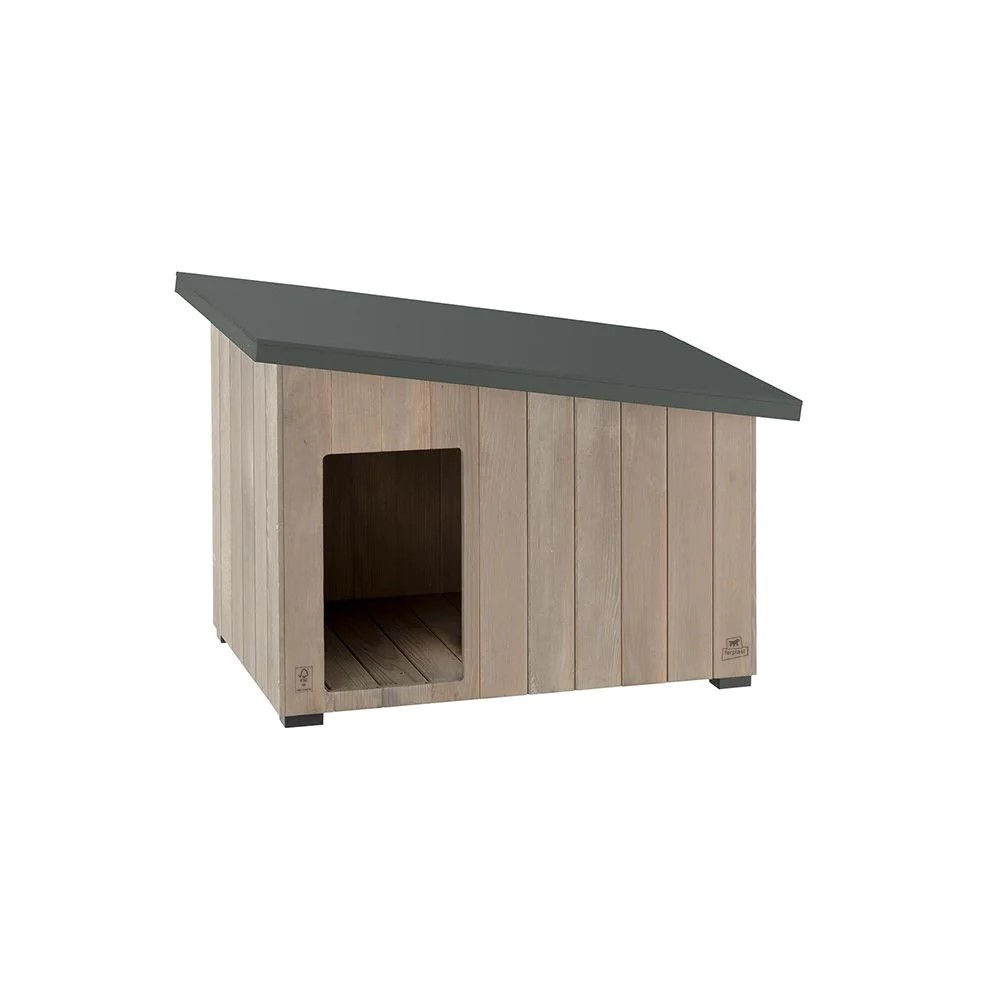 Casa de madera de pino nórdico certificada FSC™ para perros ARGO 80