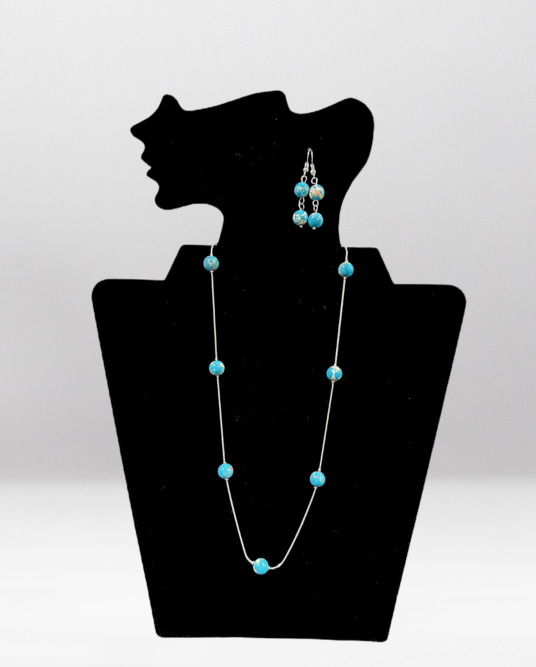 Sea Blue Jasper Natural Stone