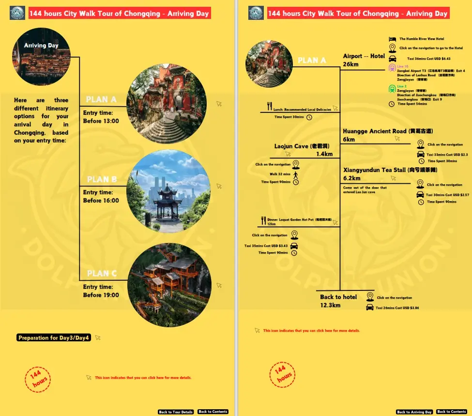 Miniatura: Trip.com booking interface with exclusive Chongqing hotel discounts – embedded in the interactive guide