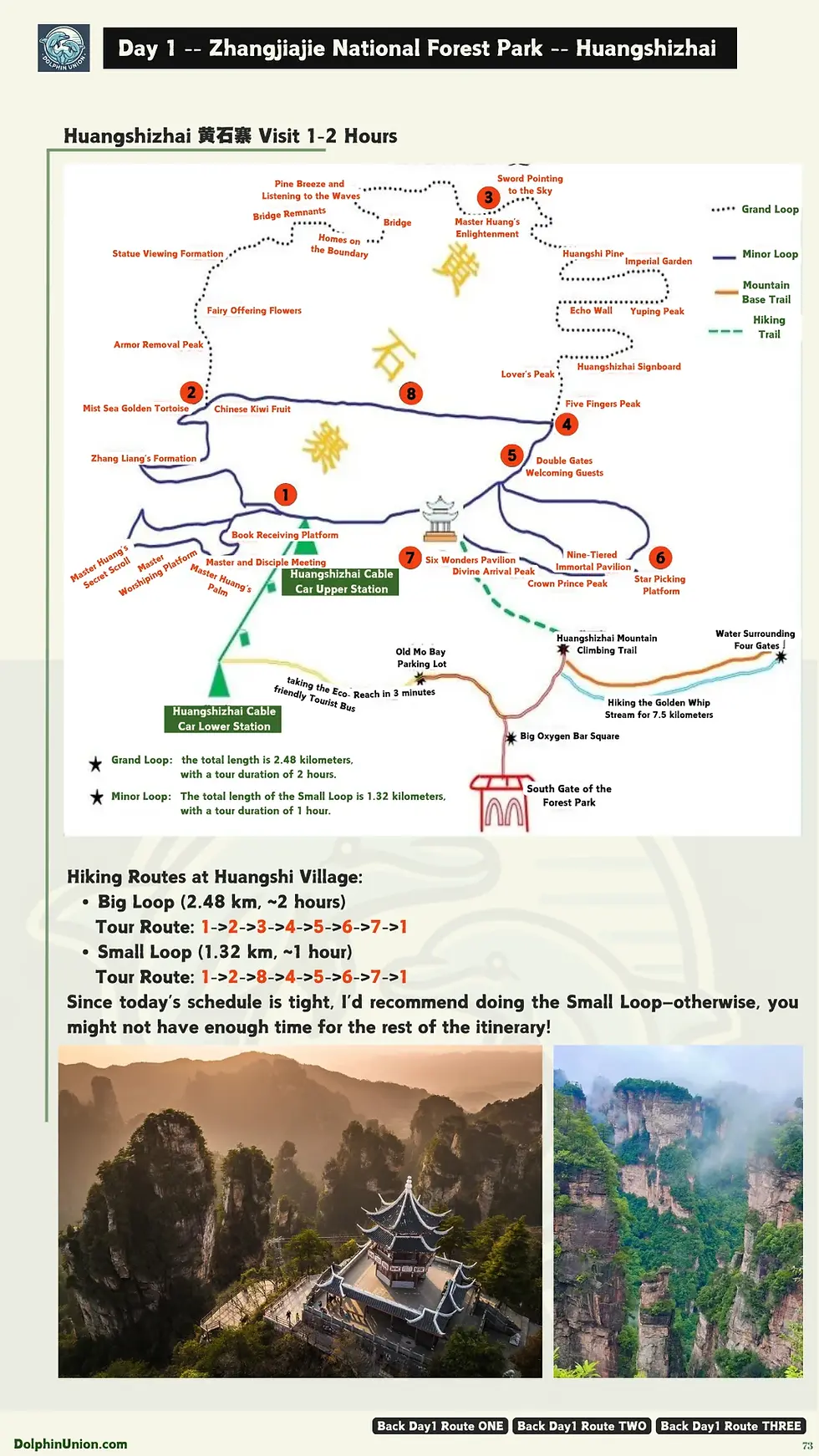 Miniatura: Digital “passport” page for Zhangjiajie park gates – no-language-barrier tool for serious adventurers