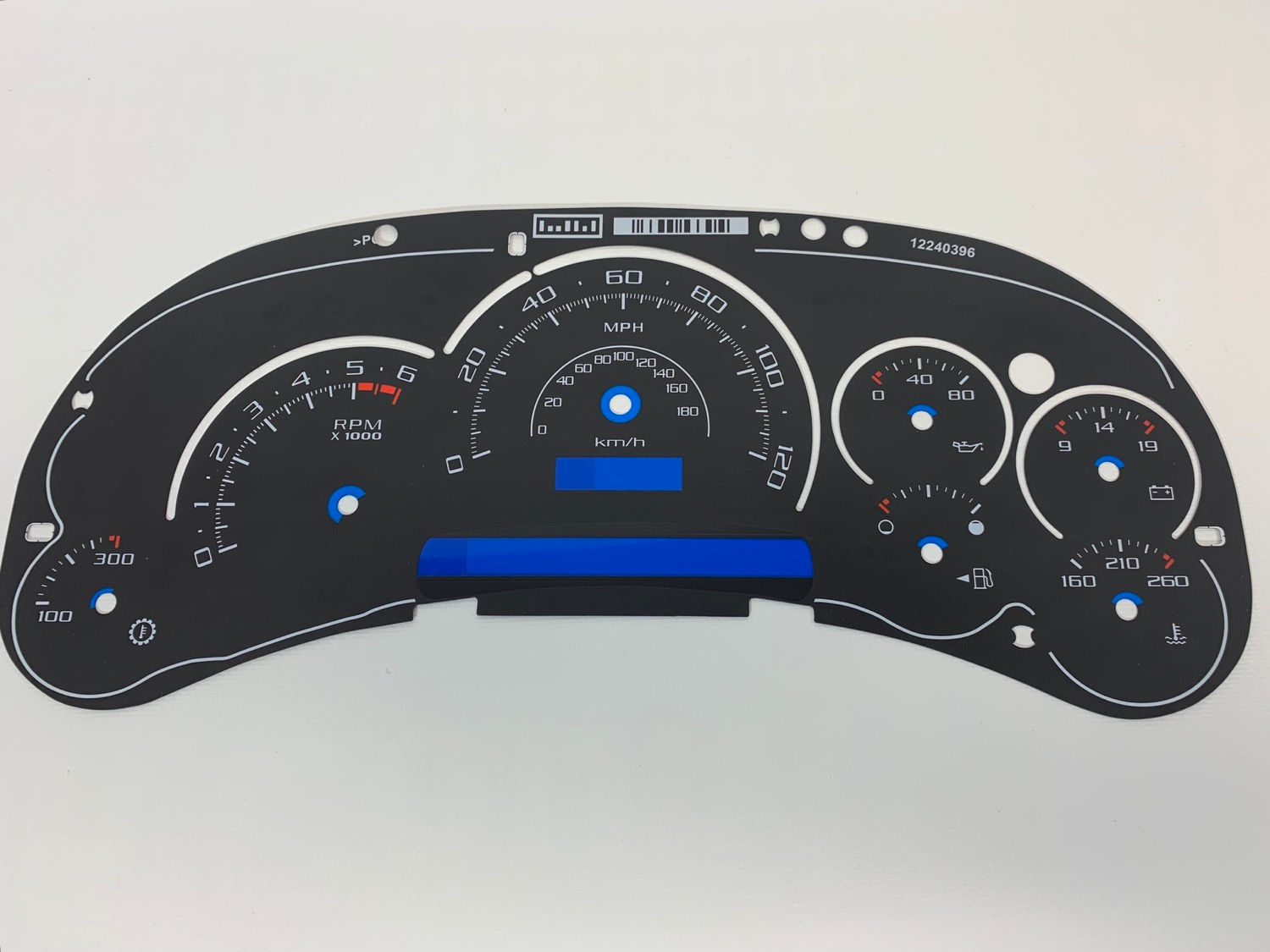 2003-2005 Gm Escalade overlay, White Scales