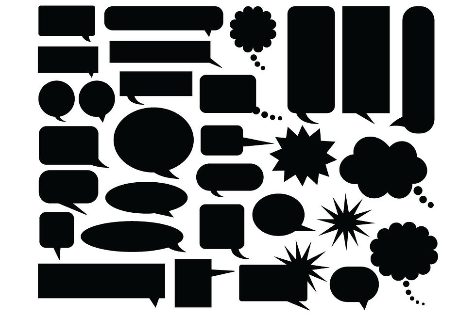 Comic Speech Bubble Clip Art, PNG, SVG, VECTOR, Comic Book Text Bubble, Comic Book Clipart