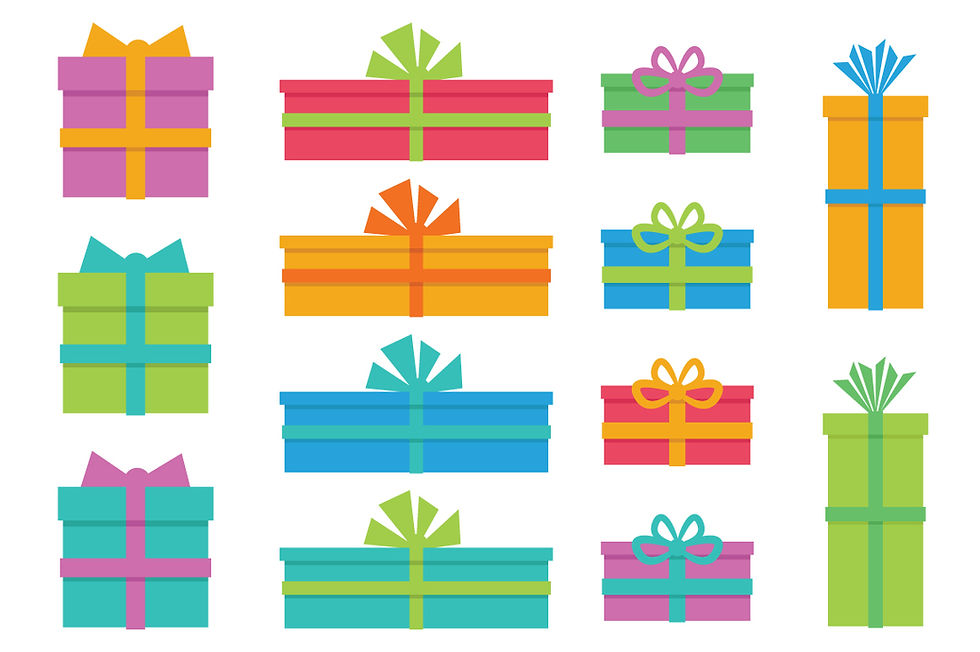 Thumbnail: Happy Birthday Party Clip Art Set, Cake, Banner, Balloons, Gifts, Presents, Confetti, PNG, SVG, VECTOR