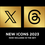 Thumbnail: Gold Square Social Media Icons Set, Gold Icons, Social Media Symbols, PNG, SVG, VECTOR