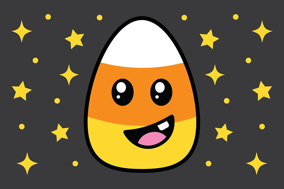 Cute Halloween Candy Corn Clip Art Set, PNG, SVG, VECTOR, Kawaii Clipart, Halloween Svg, Candy Corn Faces, Spooky Png, Emoji