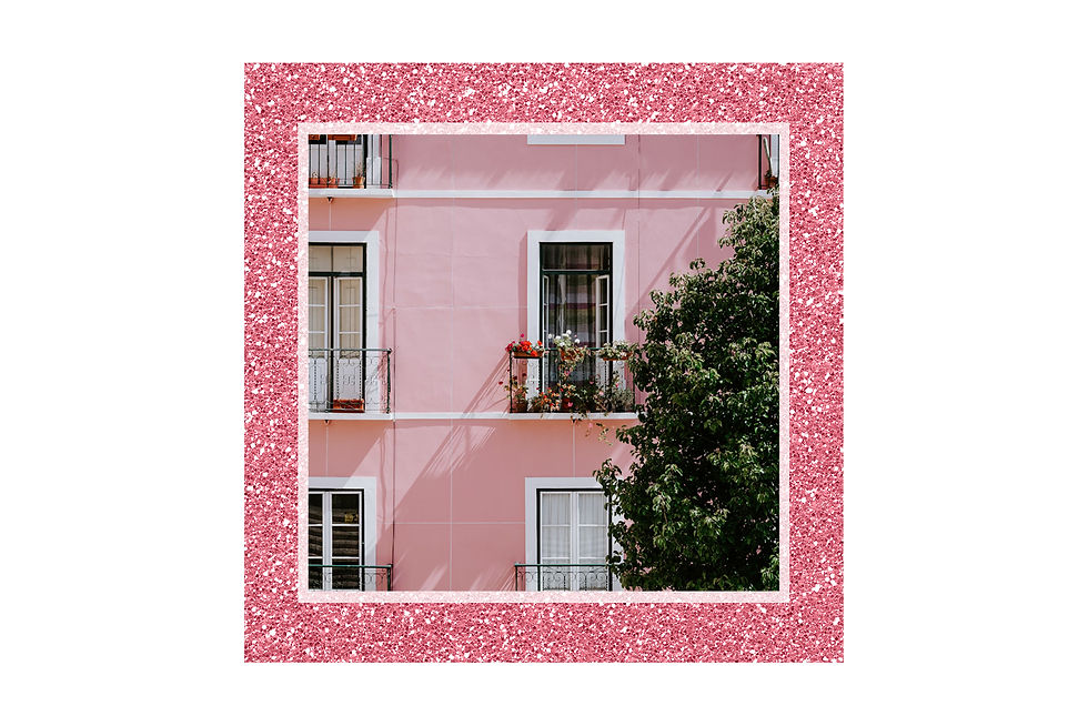 Thumbnail: Square Instant Film Glitter Frame Clip Art Set Set, PNG, Square Border Set, Colorful Frame