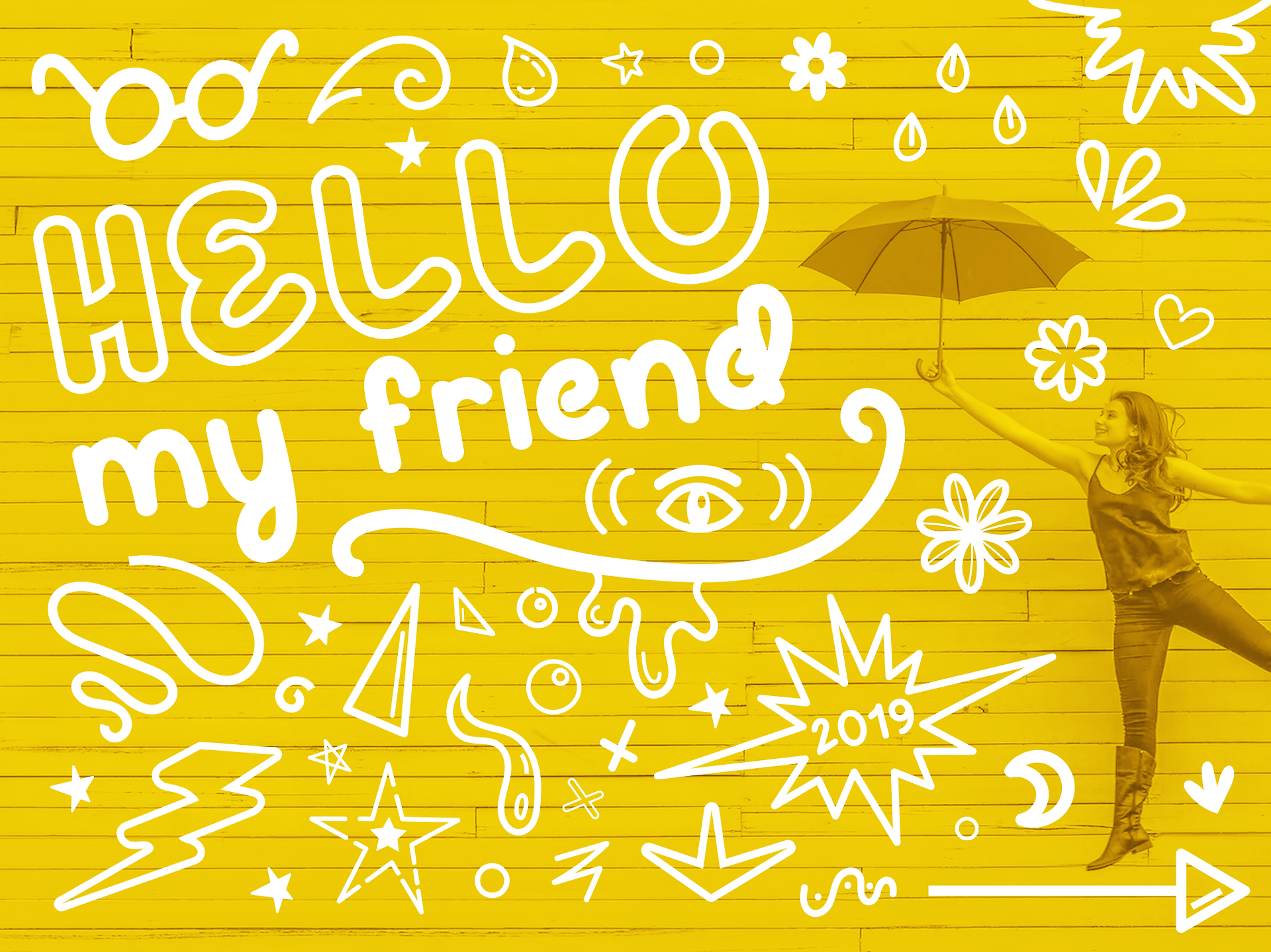 Hey Fox Rounded Font Trio Rounded Display Typeface