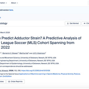 New Research Contribution: Expanding the Science of Wearable Biomechanics