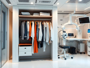 a closet of clothing is the new medical infrastructure