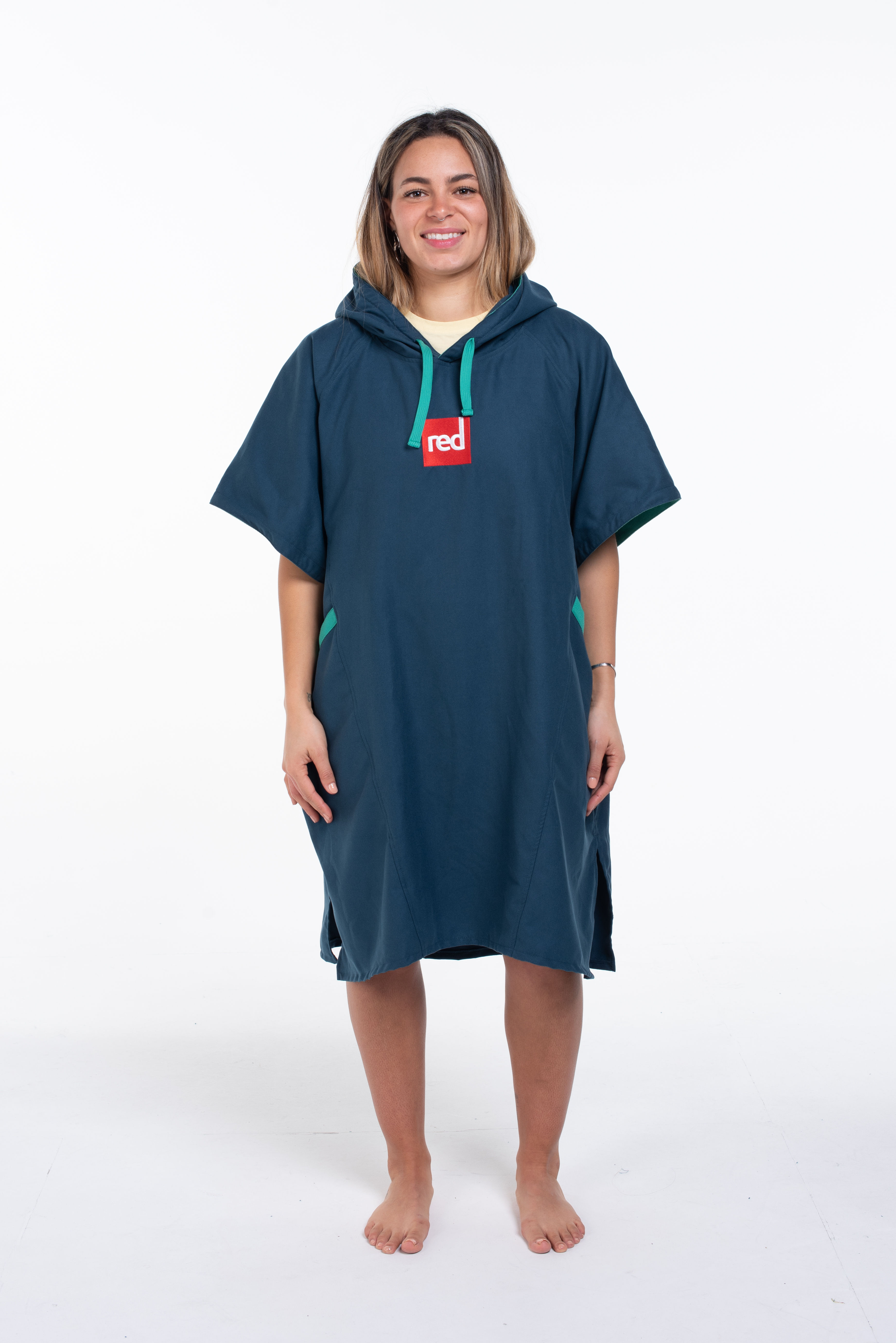 RED ORIGINAL GREITAI DŽIŪSTANTIS MOTERIŠKAS PONČAS - RANKŠLUOSTIS