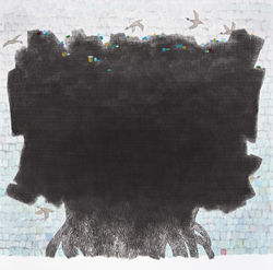 022, 품다 7, 73 x 73 cm, 한지에 수묵채색, 2024, 450만원