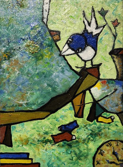 012, 권영범, 일상(日常) La vie quotidien, 21.0 x 15.5 cm, oil on canvas, 2024, 70만원