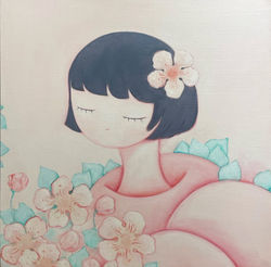 020, 장순향, 그리고 꿈꾸다, 53 x 53 cm, 캔버스에 유화물감, 2024, 225만원