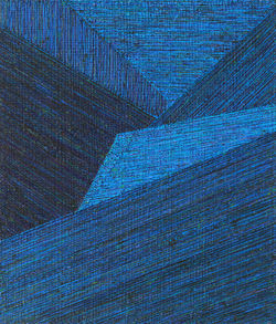 003, 조미화, HOMO-VIATOR22A2, 53.0 x 45.5 cm, 아크릴,주사기선묘, 2022