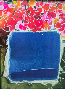 042, 바다화분, 29 x 39 cm, 캔버스에 수채, 2023, 15만원