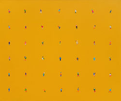 022, 황미정, 세상의 주인공은 나야 나!(노랑 C), 62.6 x 72.7 cm, acrylic on canvas, 2026, 500만원