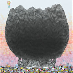 송승호1, 어긔야어강됴리 07, 45.5 x 45.5 cm, 장지에 먹 채색, 2025