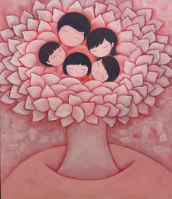 027, 장순향, 그리고 꿈꾸다, 53.0 x 45.0 cm, 캔버스에 유화물감, 2024, 150만원