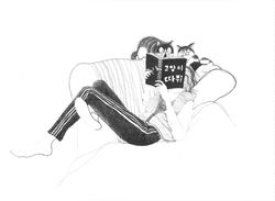 014, 안충기, 집사의 배신1, 29.5 x 40.5 cm, 종이에 먹펜, 2026, 150만원