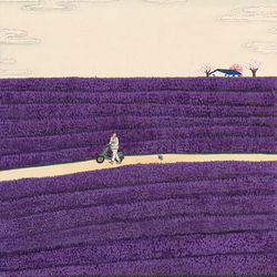 027, 함보경, 무릉유람5(武陵遊覽5), 31.8 x 31.8 cm, 비단에 채색, 2026, 150만원