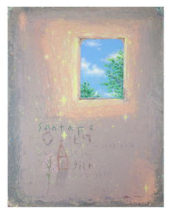 김현영2, 안 녕 Hello, 53 x 41 cm, 캔버스에 혼합재료, 2022