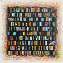 005, 우상호, the crying of life, 80 x 80 cm, acrylic on panel, 2026, 1000만원