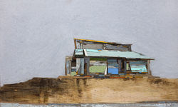 이부강2, dreaming landscape 11-2, 32 x 51 cm, mixed media, 2025