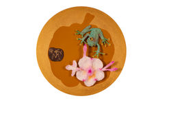 민해정수-연년유여-호박serise3-25X25cm-Traditional korean paper on canvas-2022