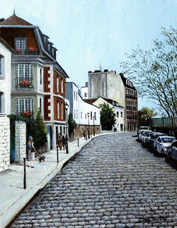 038, 장동주, 몽마르뜨의 산책, 53 x 41 cm, 캔버스에 오일, 2026, 100만원