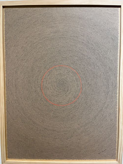 폴리7, 명상 III, 44.0 x 59.5 cm, 종이에 펜, 2026, 320만원