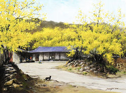 [복제] 002, 장동주, 봄날의 가족, 45.5 x 38.0 cm, 캔버스에 오일, 2016, 80만원