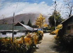 [복제] 015, 장동주, 가을 남은 빛, 33.4 x 24.2 cm, 캔버스에 오일, 2010, 40만원