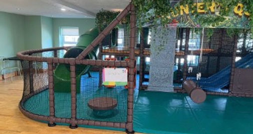 Hunters Quest is a unique two-storey indoor adventure centre designed to encourage learning through play, where children can climb, explore, imagine, and build confidence in a fun and engaging environment.
The ground floor features an exciting soft play adventure zone, packed with opportunities for active play, while the upper floor is home to six immersive role play areas where children can develop creativity, social skills, and problem-solving abilities through imaginative play.
While the little ones are busy exploring, adults can relax in the comfortable café area with a tea, coffee, or delicious traybake, all while enjoying excellent visibility of the play areas.