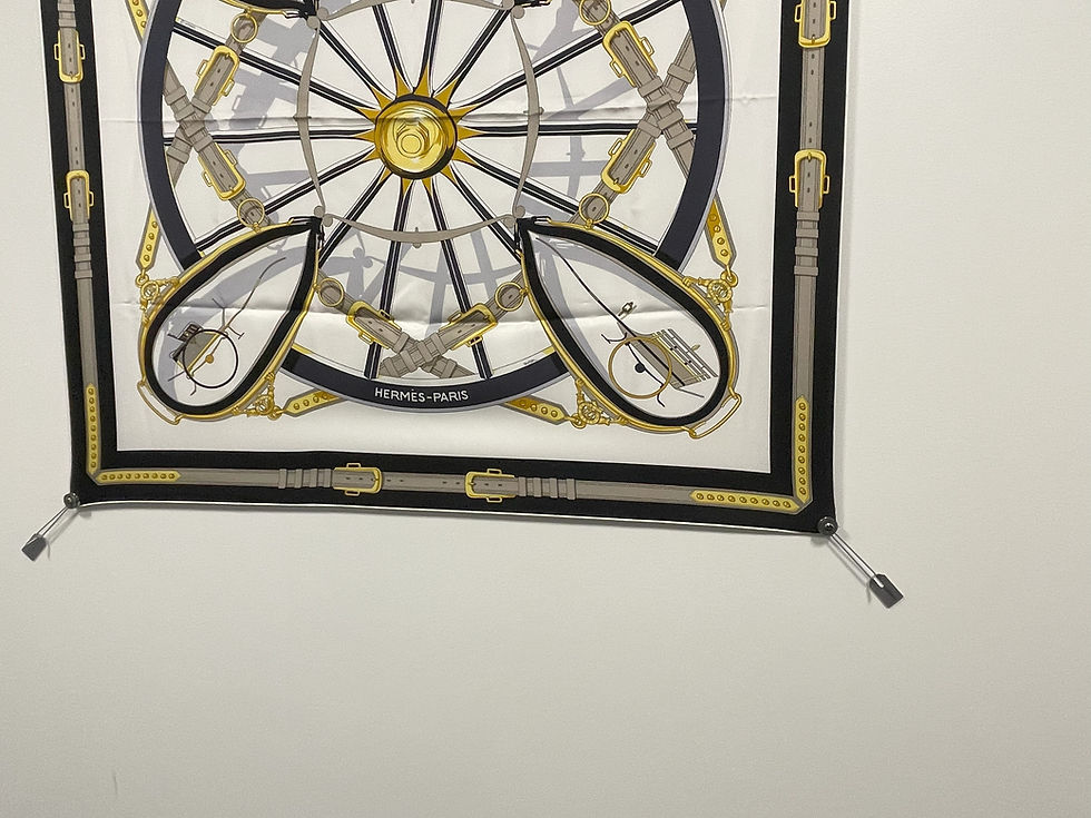 Thumbnail: Scarf and Artwork Hanging System - ( NO Drilling)