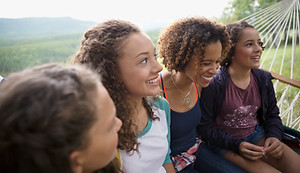 Group laughing
