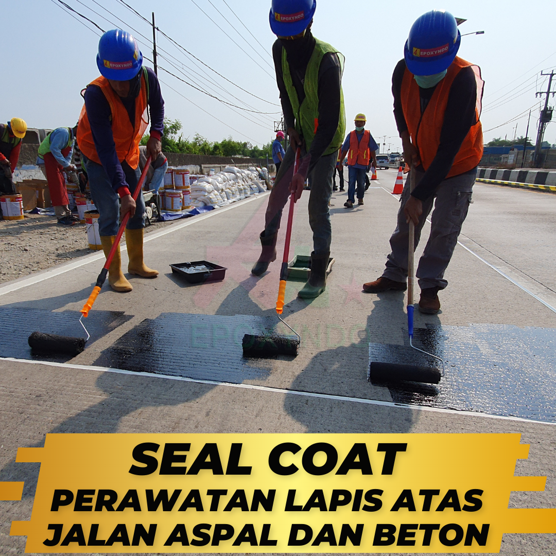 Aspal Seal Coat Slurry Wear Course Lapis Aus Silica | Epoxyndo Asphalt