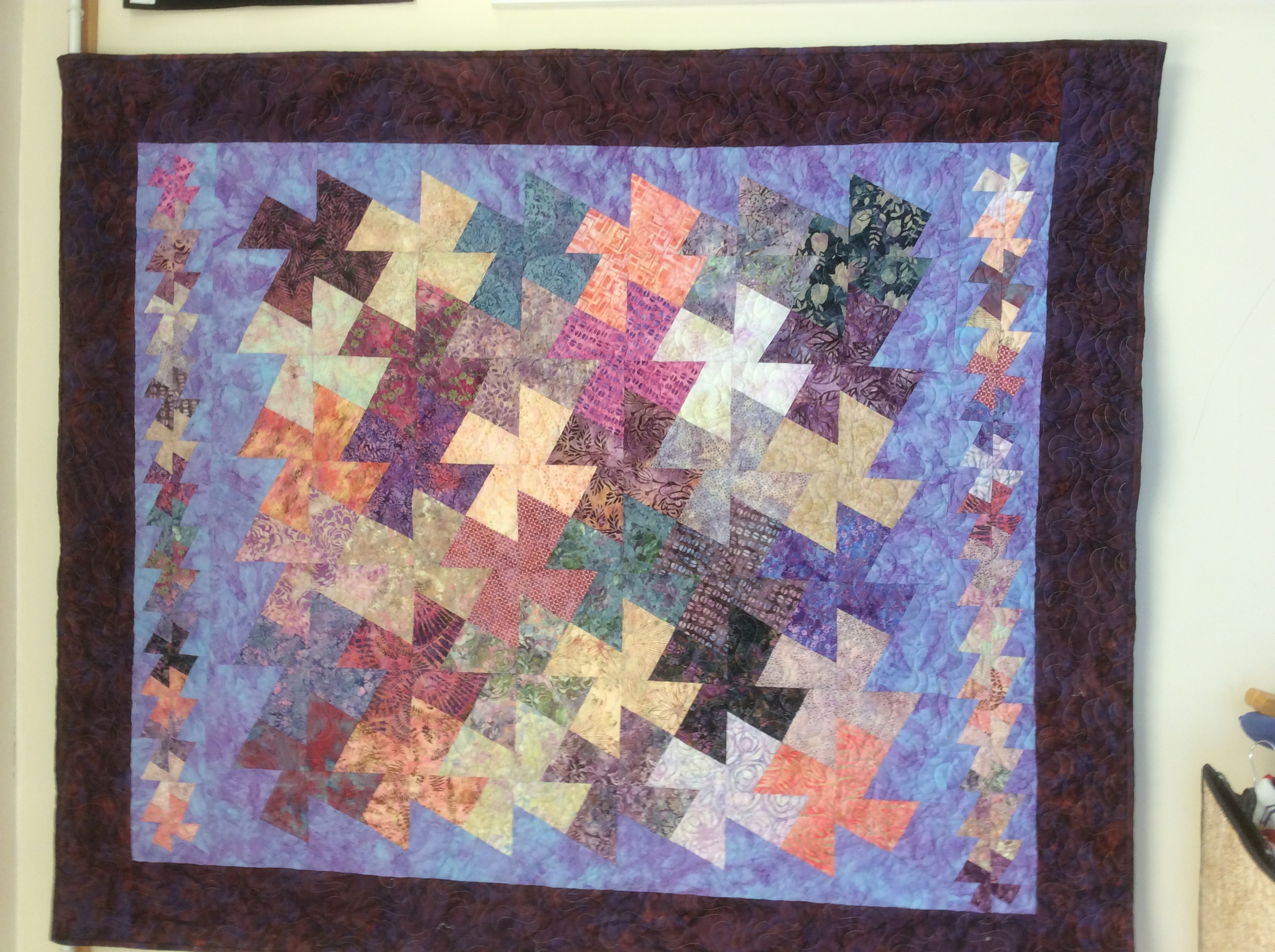 Helen's Pin twister quilt