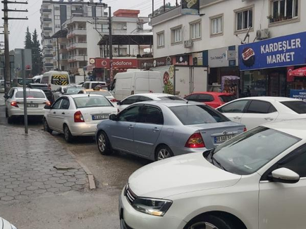 Yoğun Trafikte Gergin Anlar