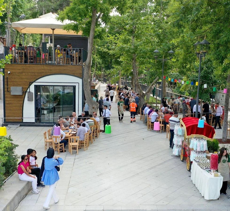 KONYA MERAM'DA YENİ ÇAY BAHÇESİ AÇILDI