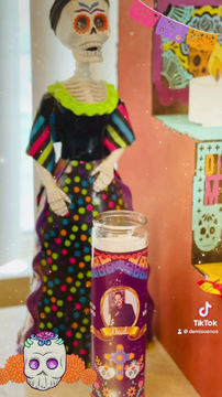 Thumbnail: Día De Los Muertos Customized Candle