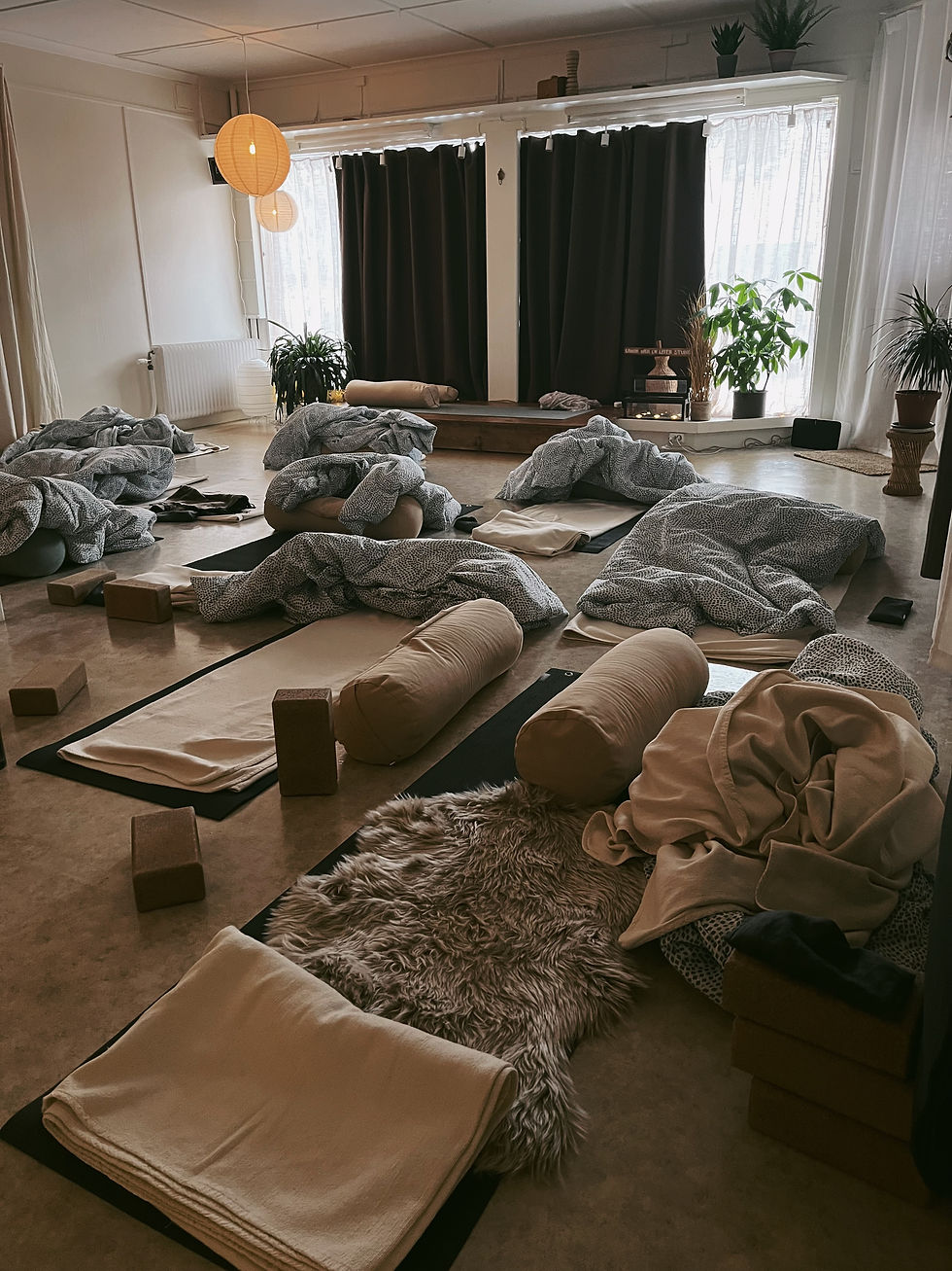 after yoga samtal om temat reflektionsfrågor mys