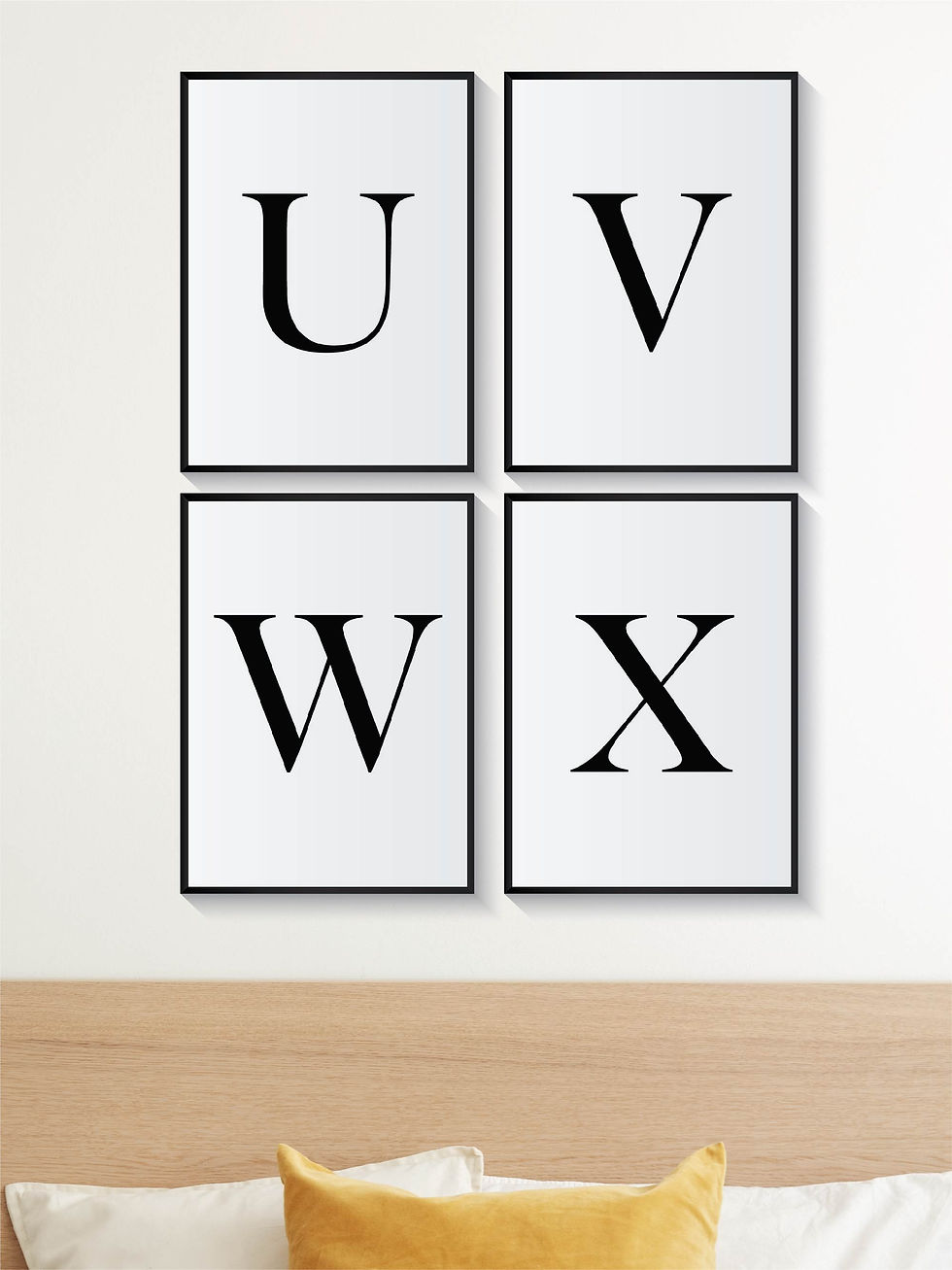 Thumbnail: Home Wall Decor Alphabet Letter Prints
